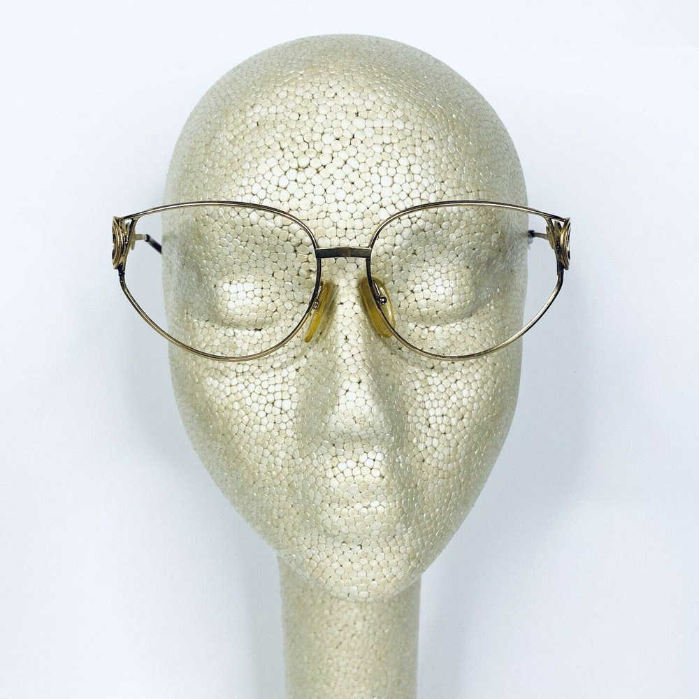 VT Christian Dior Gold Oval Glasses - Picture 9 of 10